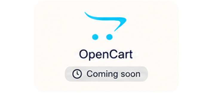 OpenCart — Coming soon